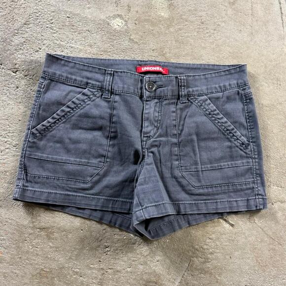 Y2K Grey Unionbay Short Shorts - Picture 1 of 8